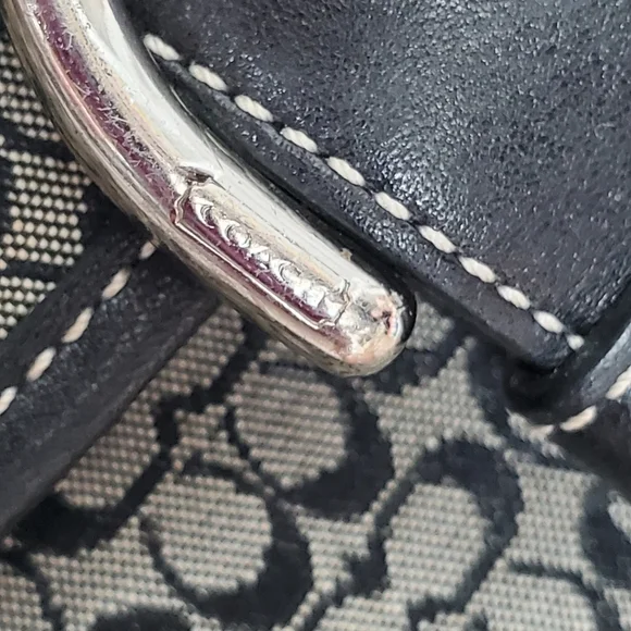 Coach black F3K-6376 Convertible Shoulder Bag Crossbody Purse Bag - Picture 12 of 16